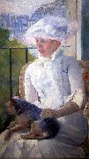 Mary Cassatt Young Girl at a Window Germany oil painting artist